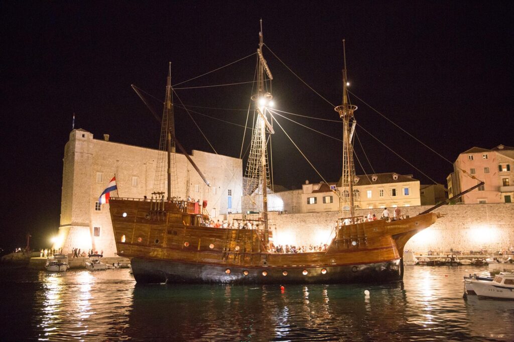Night Ride from Old Town Port Dubrovnik